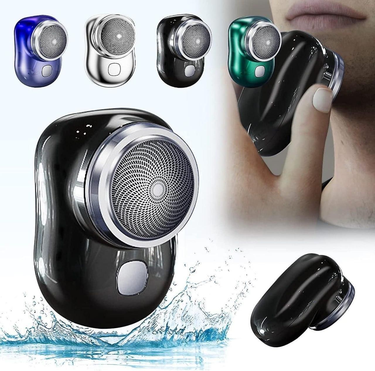 Powerful Mini Electric Shaver: Portable Rechargeable Razor, New Upgrade, Easy Use for Home, Car, Travel, All Skin Types.